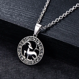 Cancer symbolic pendant in stainless steel