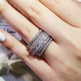 Simple ring with stone for women