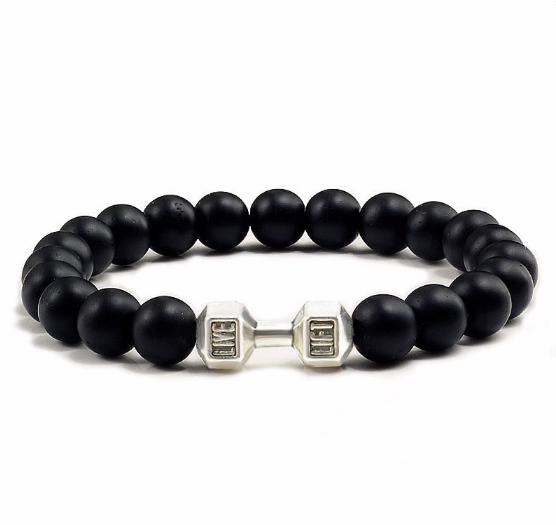 Aromatherapy bracelet with volcanic stones