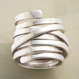 Geometric Metal Ring