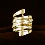 Geometric Metal Ring