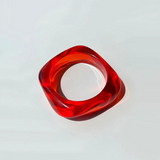 Colorful Acrylic Square Bracelet