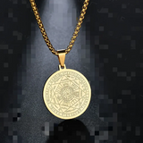 Three Tone Necklace Angel Six Star