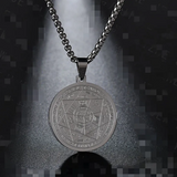 Three Tone Necklace Angel Six Star