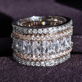 Simple ring with stone for women