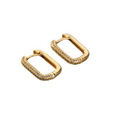 Valerie square and round earrings