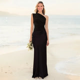 Seana™ Ühe Õla Maxi Kleid