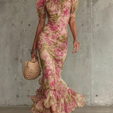 Racquella™ Vintage Maxi Kleid