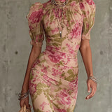 Racquella™ Vintage Maxi Kleid