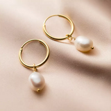 Pearl earrings