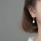 Pearl earrings