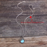 Necklace María with a moonstone