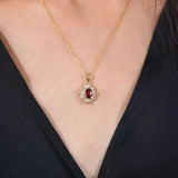 Red Gold Necklace