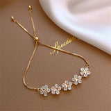 Golden Crystal Margarita Bracelet