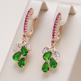 Elegant pendants with multi-coloured zirconia