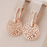 Elegant gold mandala earring