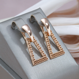 Elegant Hollow Gold Earring