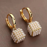 Elegant cubic zirconia earrings