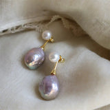 Elegant Natural Pearl Earrings