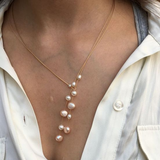 Elegant pearl necklace with a pendant