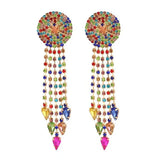 Multicolor Mandala Earrings