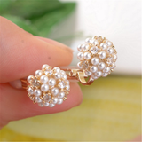 Vintage pearl earrings