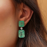 Vintage earrings with turquoise