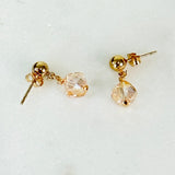Delicate Liana Pendant Earrings in Gold