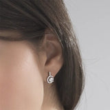 Margaret | Round Cubic Zirconia Earrings